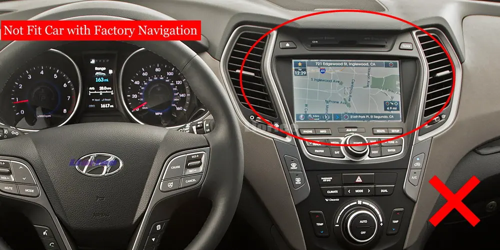 Для hyundai Santa Fe(DM NC) 2013 Автомобильная Android система Android 8 ядерный HD экран радио dvd-плеер gps Navi