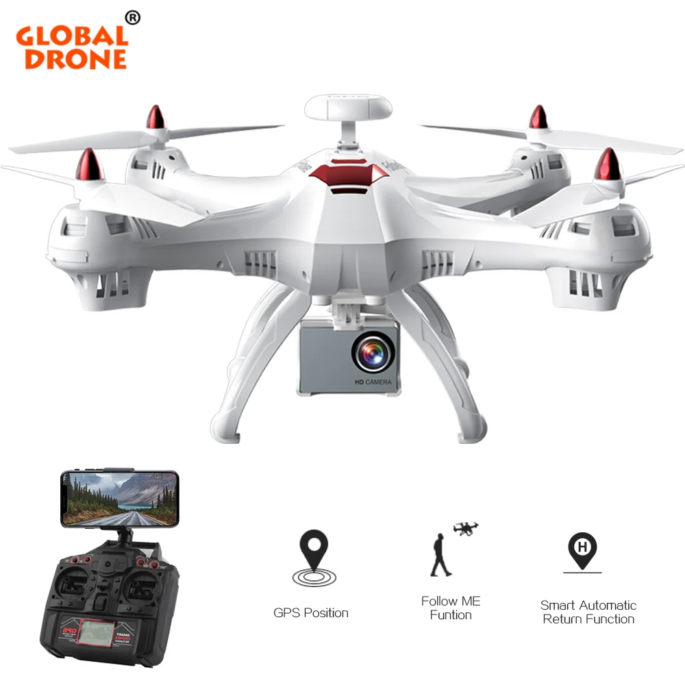 Global Drone X183 RC GPS Drone with Camera 4K 1080P Wide-Angle HD Professional WIFI FPV Quadcopter Helicopter VS SYMA X8 X8PRO