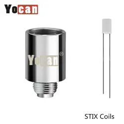 10 шт./лот Оригинал YOCAN Stix катушки голову 1.8ohm сменная деталь из Керамики Спиральная электронная сигарета распылитель Core 1.8ohm для STIX комплект