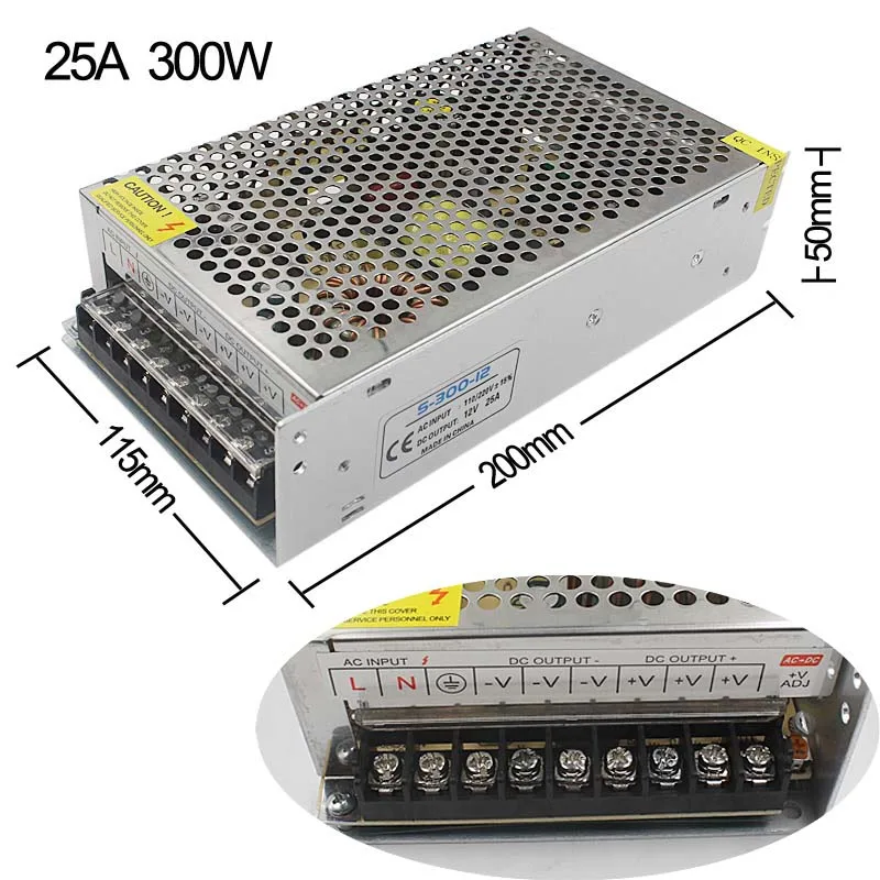 25A 300W led transformer