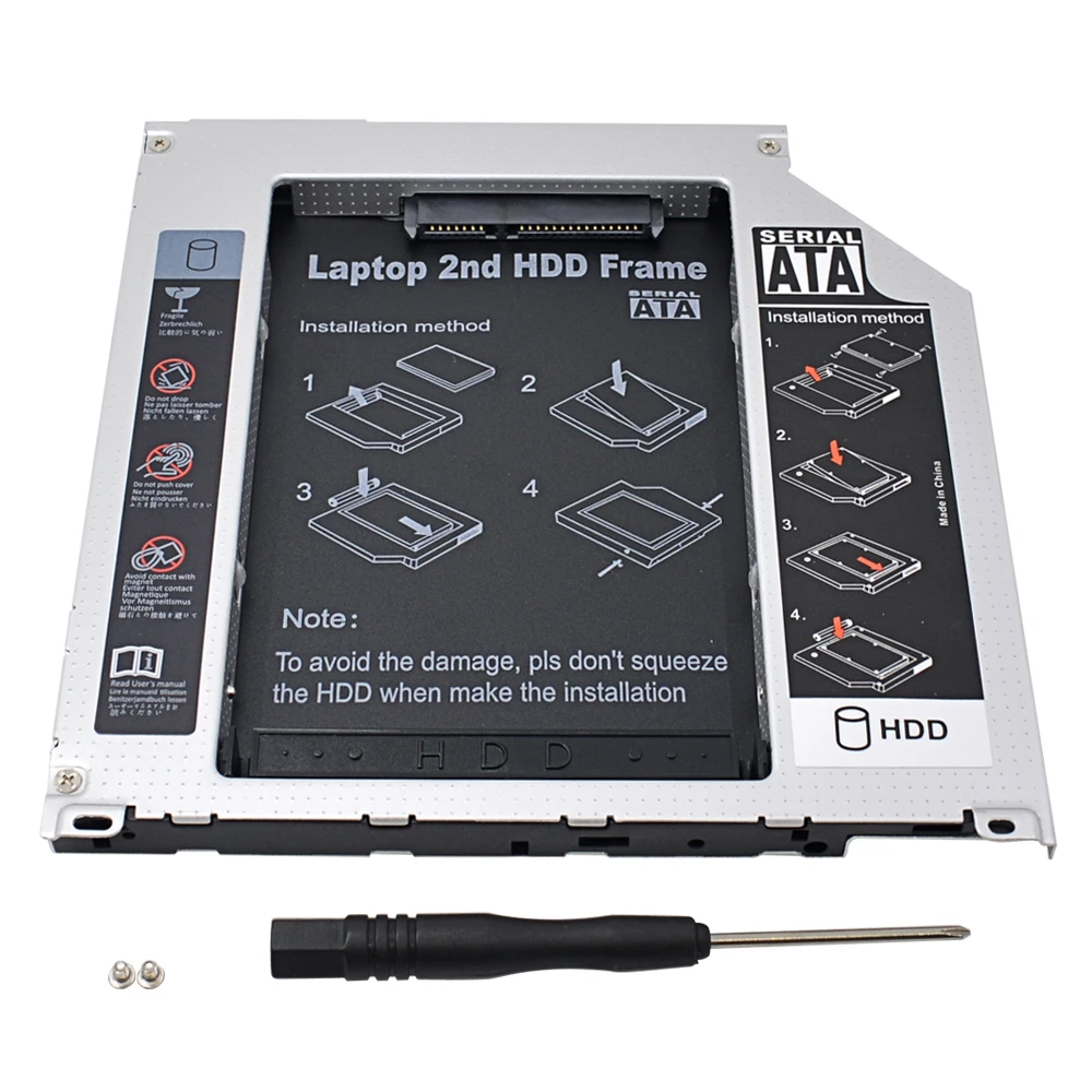 2016 New for Macbook Air Pro 13" 15" 17" SuperDrive Optical Bay SATA to