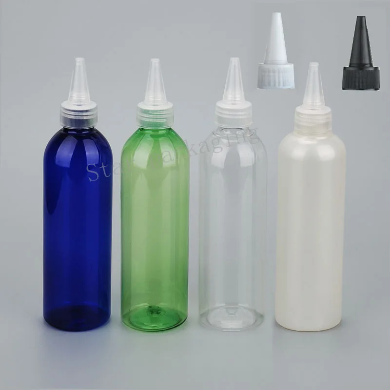 Download 30X200ml Pointed Cap Plastic pearl clear blue green Bottle ... Yellowimages Mockups
