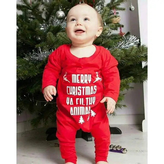 baby christmas outfits clothes romper girls boys winter warm letter baby christmas outfit boy
