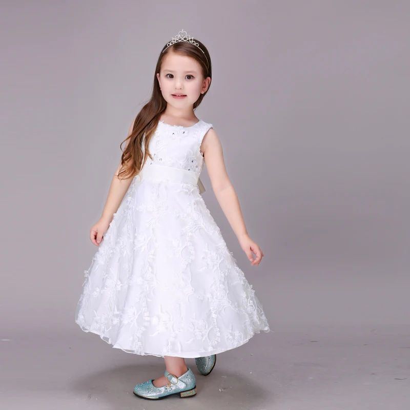 2016 Fashion Gowns Children Dresses Teenagers Age 2 5 6 7 8 9 Party
