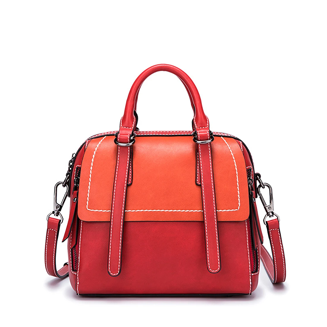 

Korean Style Retro Women Handbag Shoulder Bag Solid Crossbody Bags Multifunction Large Cpacity PU Leather Shoulder Pack