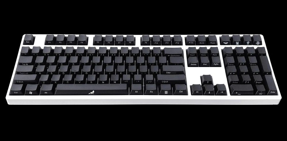 NPKC Черный ABS лазерные боковая подсветка топ-освещенный блеск через OEM keycaps ANSI ISO для Cherry MX переключатели 87 96 108 механическая клавиатура