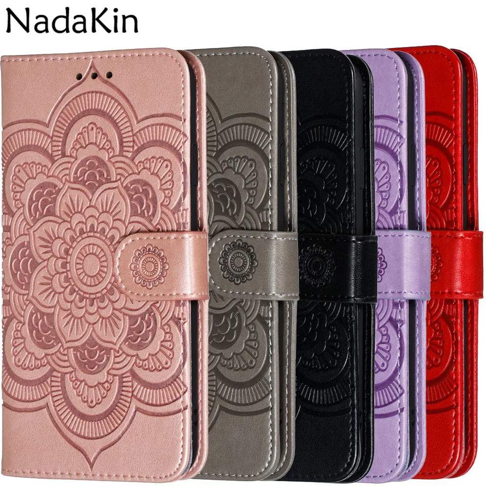 

Flip Datura Book Phone Case Shell Luxury Cover for Nokia 3.1 7.1 5.1 8.1 6.1 1 Plus 2.1 4.2 9.1 9 Pure View X71 With Strap