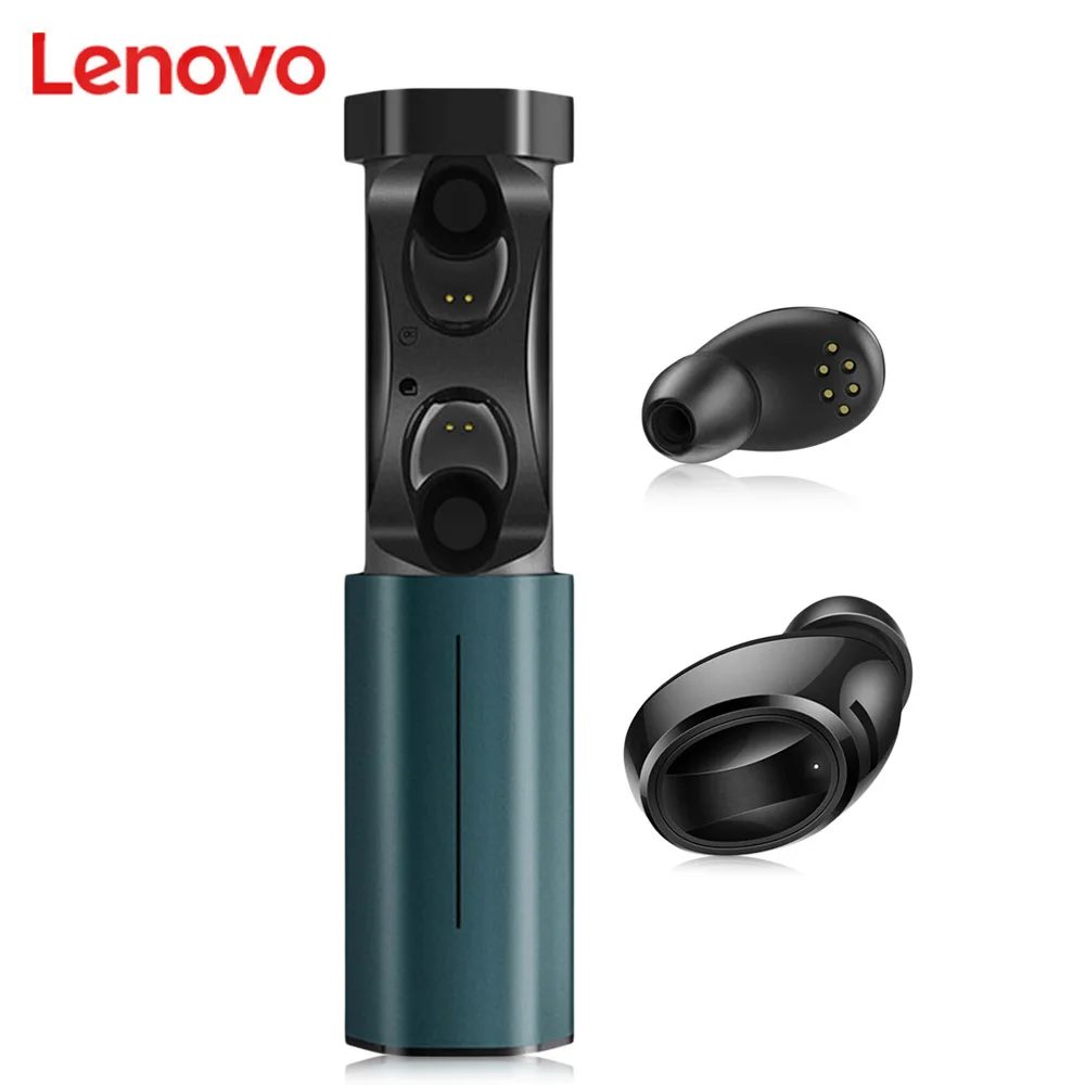 

Lenovo Air TWS True Sport Earphones Wireless Bluetooth In-Ear Stereo Earbuds IPX5 Waterproof with MIC and Charging Dock