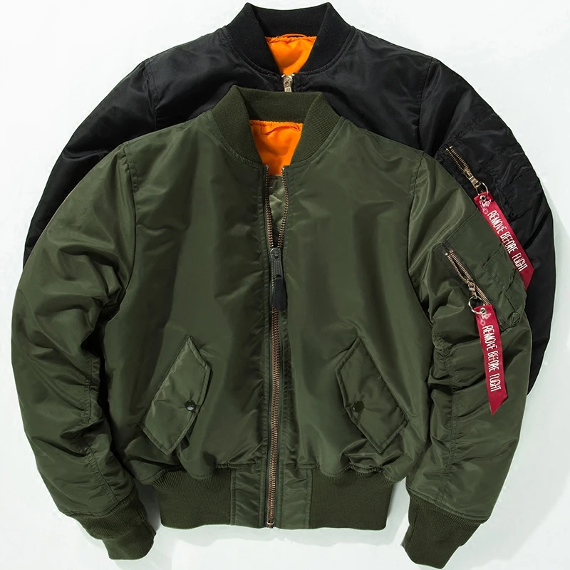 

Classic Bomber Coat Men Ma1 Polit Jackets Waterproof Mens Windrunner Retro Stand Collar Autumn Man Clothes 2019