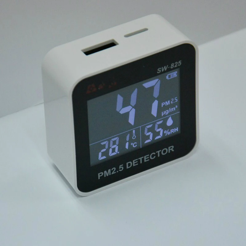 Air Quality PM2.5 Detector air Detector PM 2.5 Monitor with Battery Air Quality Analyzer Air Tester Protection Air Gas Detector (4)