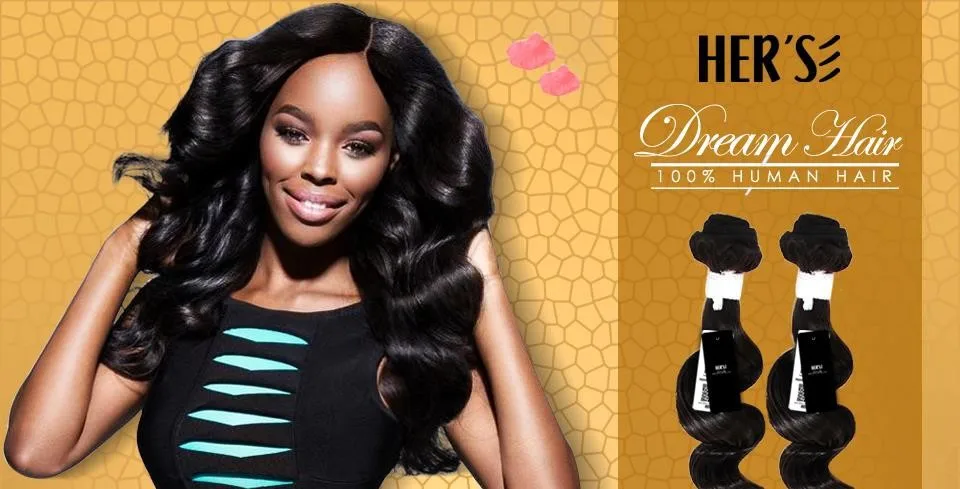 loose wave human hair weave bundles (1)
