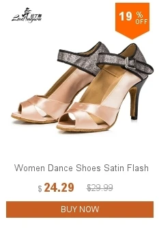 Ladingwu/Новинка; сезон весна-лето; Танцевальная обувь; женская обувь для латинских танцев в камуфляжном стиле; Обувь для бальных танцев; обувь для сальсы; Женская атласная обувь