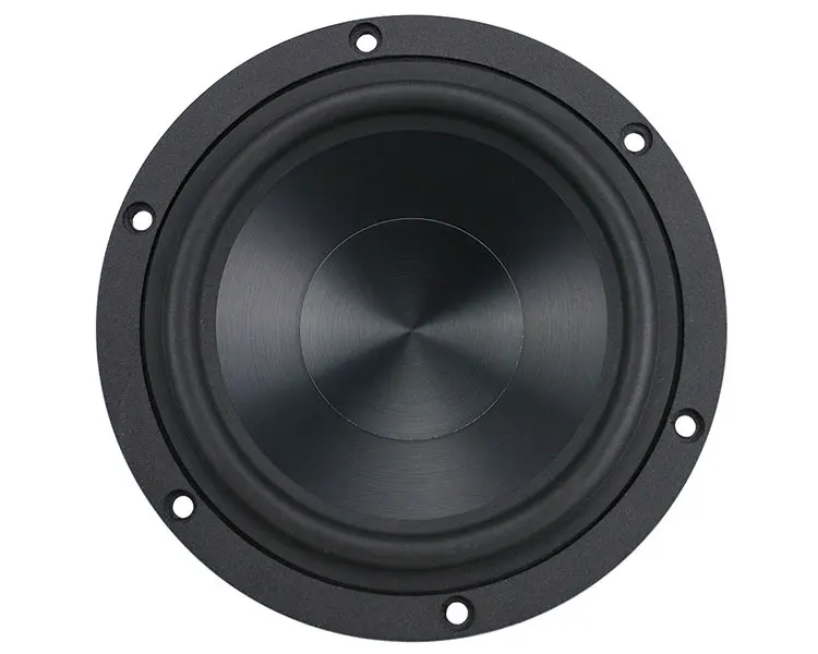 GHXAMP 5,25 дюймовый басовый динамик 60 ВАТТ Woofer блок Hi-Fi Алюминий Керамика черных масок Diamond литой Booksheft дома Театр 55 Гц-3,2 кГц 4OHM