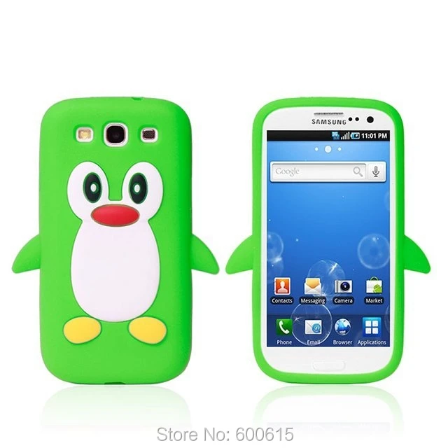 Samsung galaxy s3 i9300 penguin silicone case (10)
