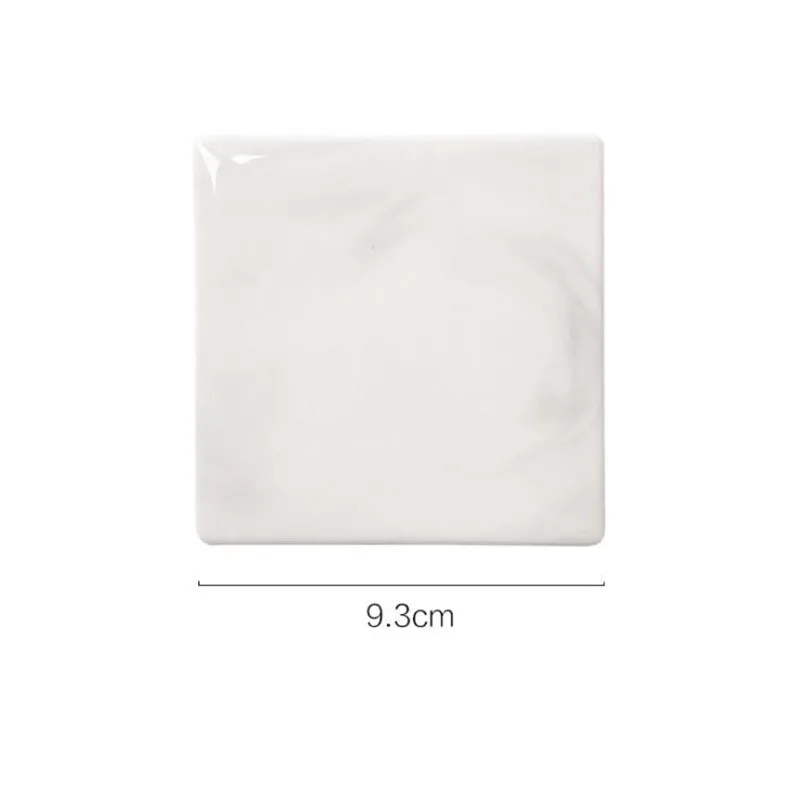  Marble Ceramic Coaster Cup Pad Mat Heat insulation Table Bowl Mat Coffee Tea Cup Drink Coasters Rou