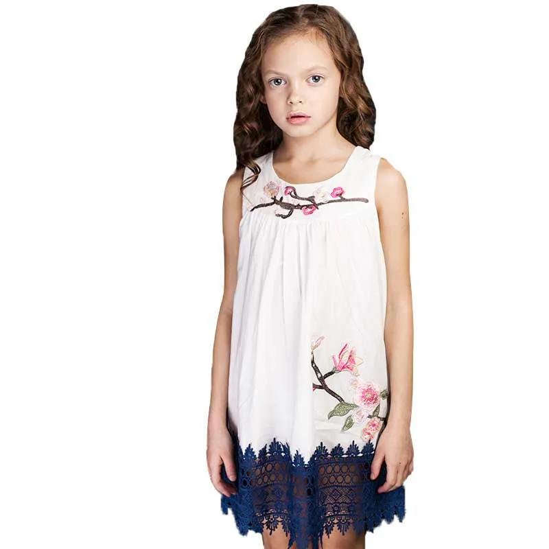 

ChildDkivy 2-8 Year Girls Floral Dress 2018 Kids Princess Summer Dresses for Baby Girls Children Casual Dress Clothes 2-8 Years