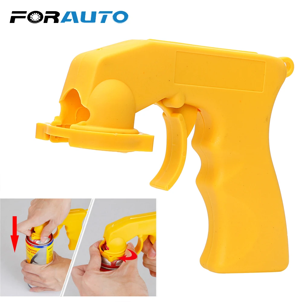 

FORAUTO Car Care Auto Maintenance Paint Gun Spray Adaptor Handle With Full Grip Trigger Car-styling Locking Collar