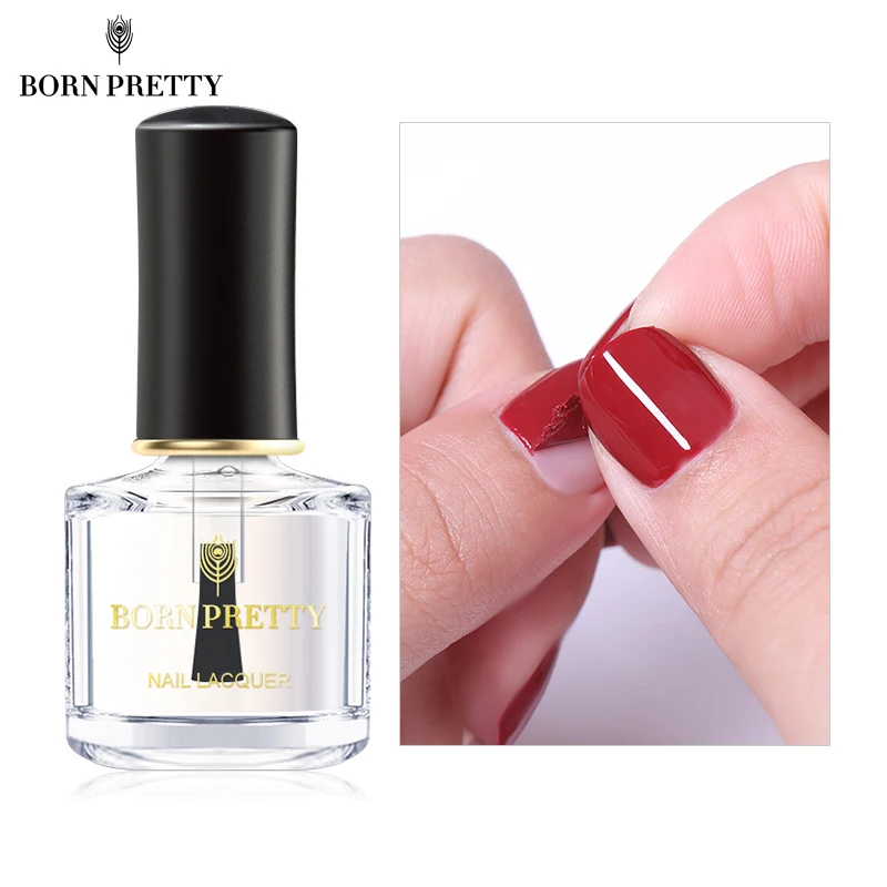  BORN PRETTY Peel Off Base Coat Nail Polish 6ml Odorless Nail Art Manicure Care Lacquer for Salon Ho