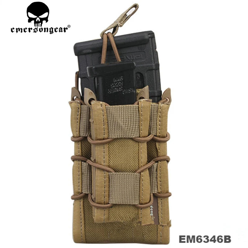 EMERSONGEAR двойной Decker Mag Чехол страйкбол Mag Чехлы Военная Emerson сумка Камуфляж MOLLE Mag держатель Койот коричневый черный