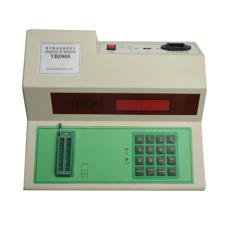 

Digital IC tester digital integrated circuit measuring-testing instrument YBD-868 Y