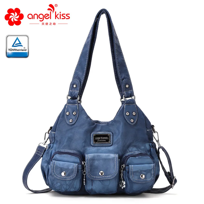 

Angel Kiss Casual Handbags Crossbody Bags for Women Waterproof PU Tote Purse XS161497Z