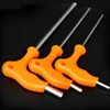 2.5/3/4/5/6mm clé bras Long étoile Torx Allen clé hexagonale clé clé hexagone T Type clés outils de réparation de vélo ► Photo 2/4
