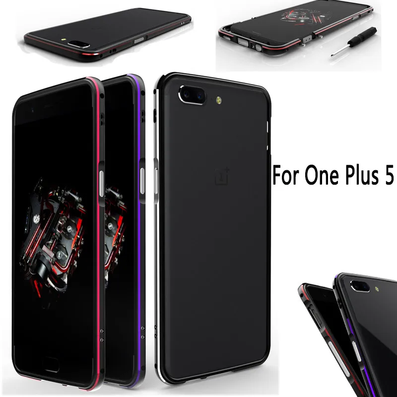 

One Plus 5 Oneplus 5 Bumper High Light Metal Bumper Frame Case Cover for Oneplus 5 Oneplus5 5.5" Phone Shell Cover Protector