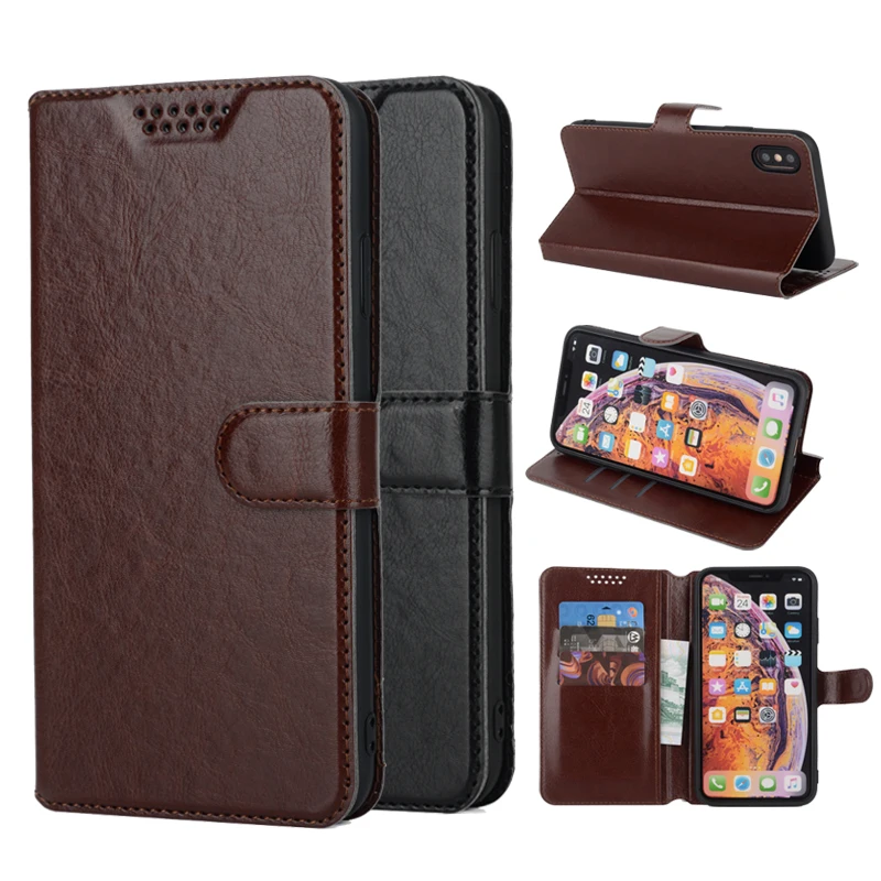 

Leather Soft Case for Alcatel 1 1C 1X 5033D 5033A 5033Y 5033X 5009A 5009D 5059A 5059D 5059X 5059Y Flip Stander Wallet Case Cover