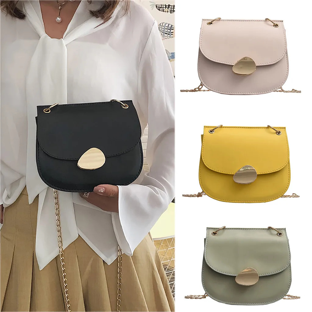 

2019 New Small Bags For Women Pearl Wild Messenger Bag solid color Fashion One-Shoulder Small Square Bag Sac a Main Femme Sac