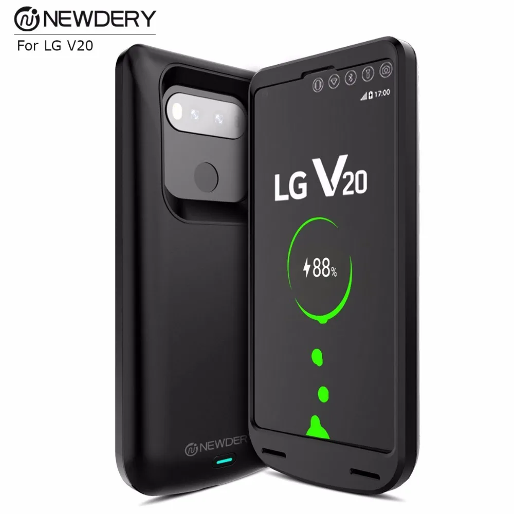 Высококачественный портативный зарядный чехол для LG V20 тонкий с зарядным