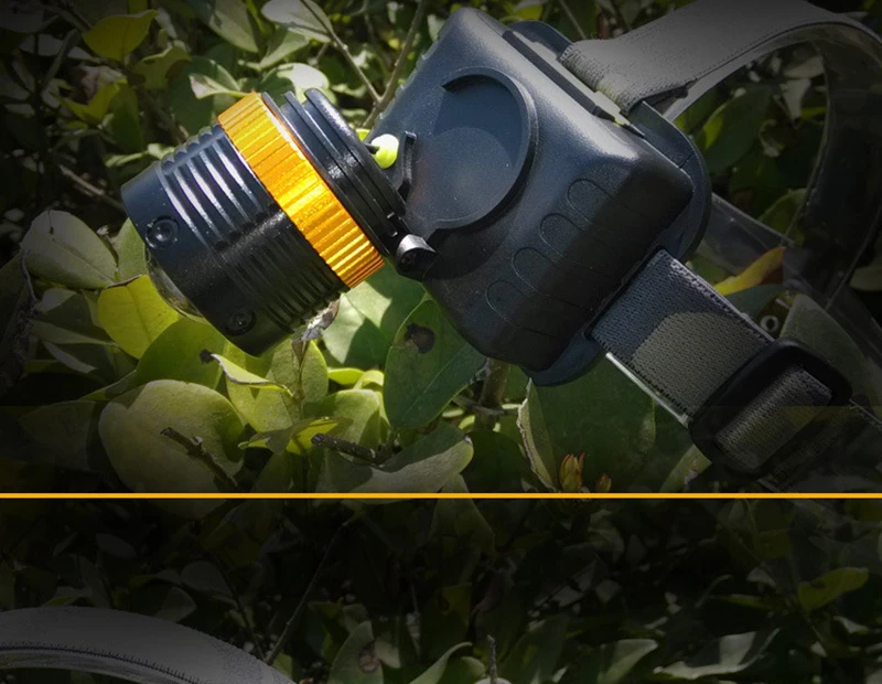 AIMIHUO LED Headlight Powerful USB Rechargeable Head Flashlight Fishing Head Lamp Built-in 18650 Battery Zoomable LED Headlamp  (8)