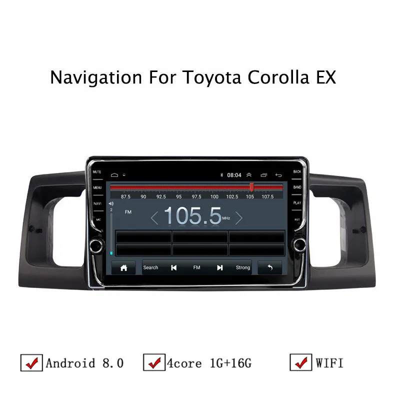 NAVITOPIA 9 дюймов автомобильный мультимедийный плеер Andriod 8 1 gps навигация для Toyota Corolla
