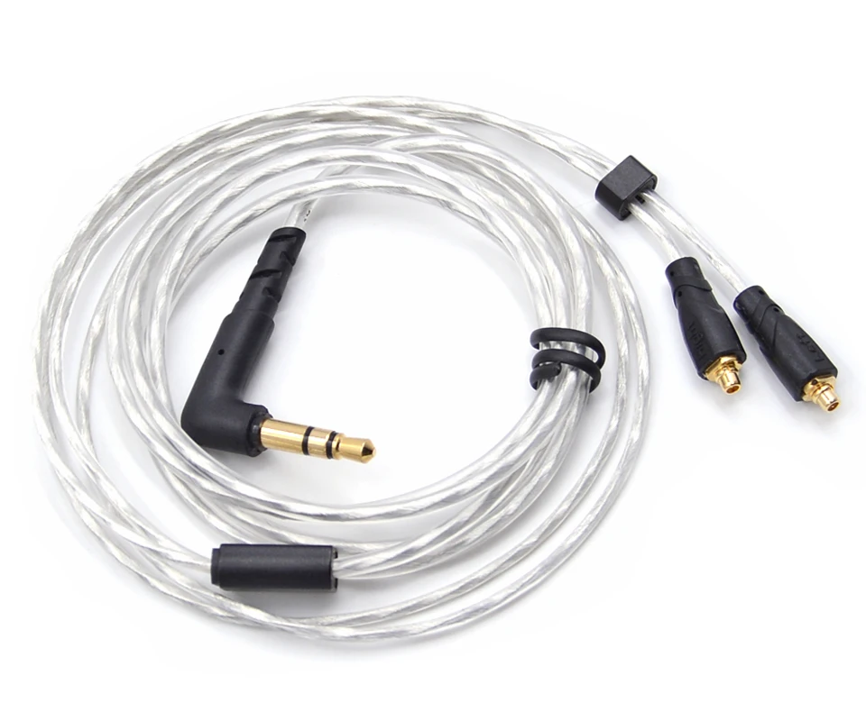 New NICEHCK High Quality Silver Plating Cable Earphone Upgrade MMCX Cable Ues For Shure SE535 SE846