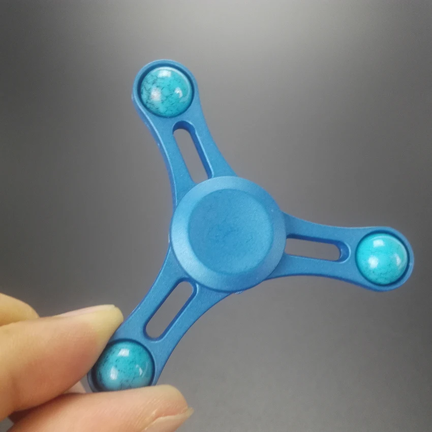 

Triangle with Steel Ball Fidgeting Spinner silver color Metal Handing Spinner Reduce Stress and Increase Attention SCCJGL