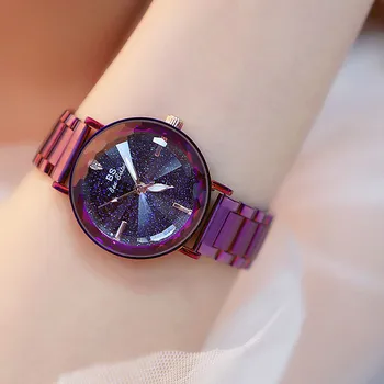 

BS Luxury Watch Women Starry Sky Ladies Bracelet Women's Watches For Women Fashion Women Clock Dress Wedding Saat