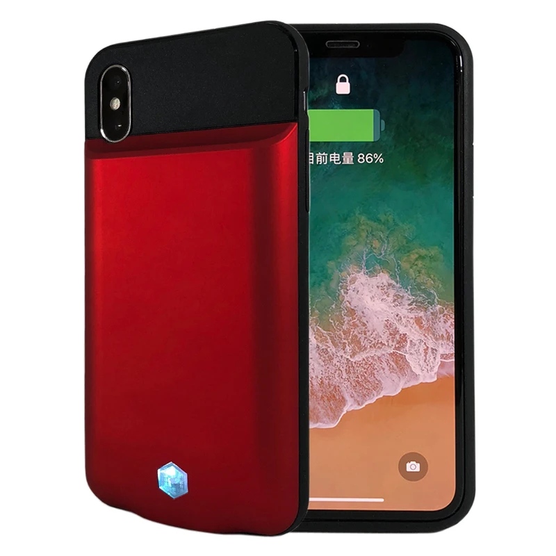 Fashion Daily Portable Power Phone Case for iPhone X Charger Phone Case