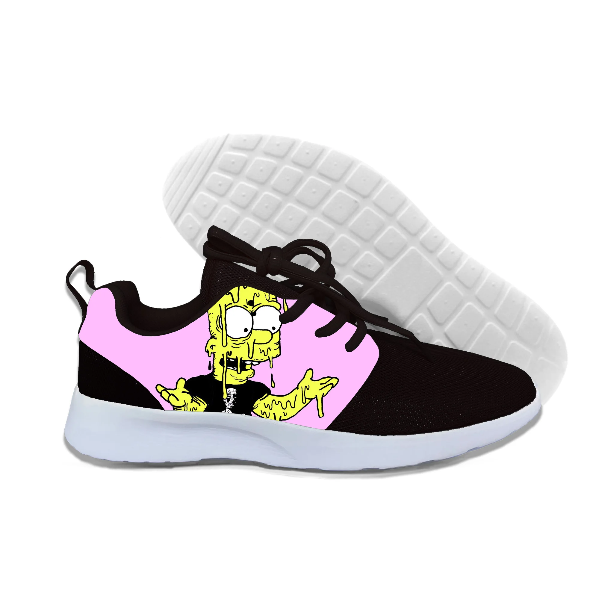 

2019 3D Printing Cute Simpson Series Men / Women New Summer Comfortable Casual Shoes