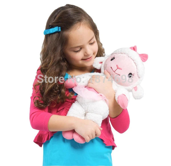 Новинка, Doc McStuffins, Lambie Lamb, Stuffy Dragon Hallie, бегемот, плюшевые мягкие животные, большие, 35 см, детские игрушки для девочек, подарки