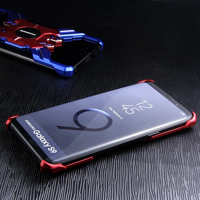 Роскошный металлический алюминиевый чехол бампер с ЧПУ для Samsung Galaxy S10 + Plus S10e S9 Note