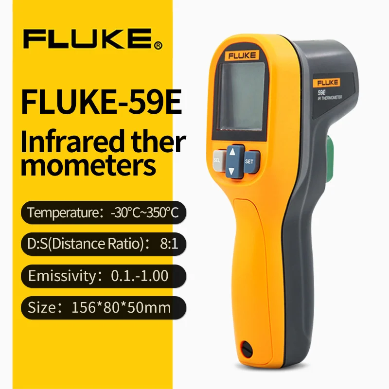 FLUKE инфракрасный термометр 59 MT4MAX F62MAX Высокая точность бытовой выпечки температура пистолет