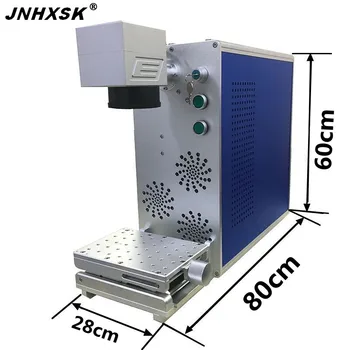 

JNHXSK Laser Marking Machine 20W Fiber Optical Metal Engraving Working Area Option 110*110mm for Metal&Plastic Marking