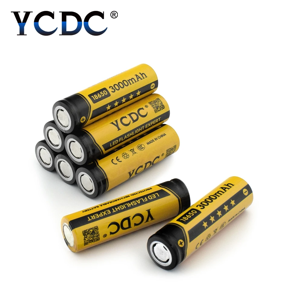 YCDC оптовая продажа 3 7 v батарея высокой мощности LED фонарь Лазерная Игрушка Vape 18650