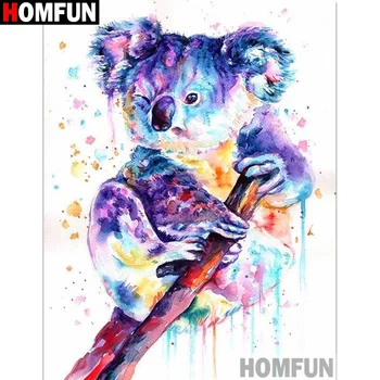 

HOMFUN Full Square/Round Drill 5D DIY Diamond Painting "Cartoon koala" Embroidery Cross Stitch 3D Home Decor Gift A12182
