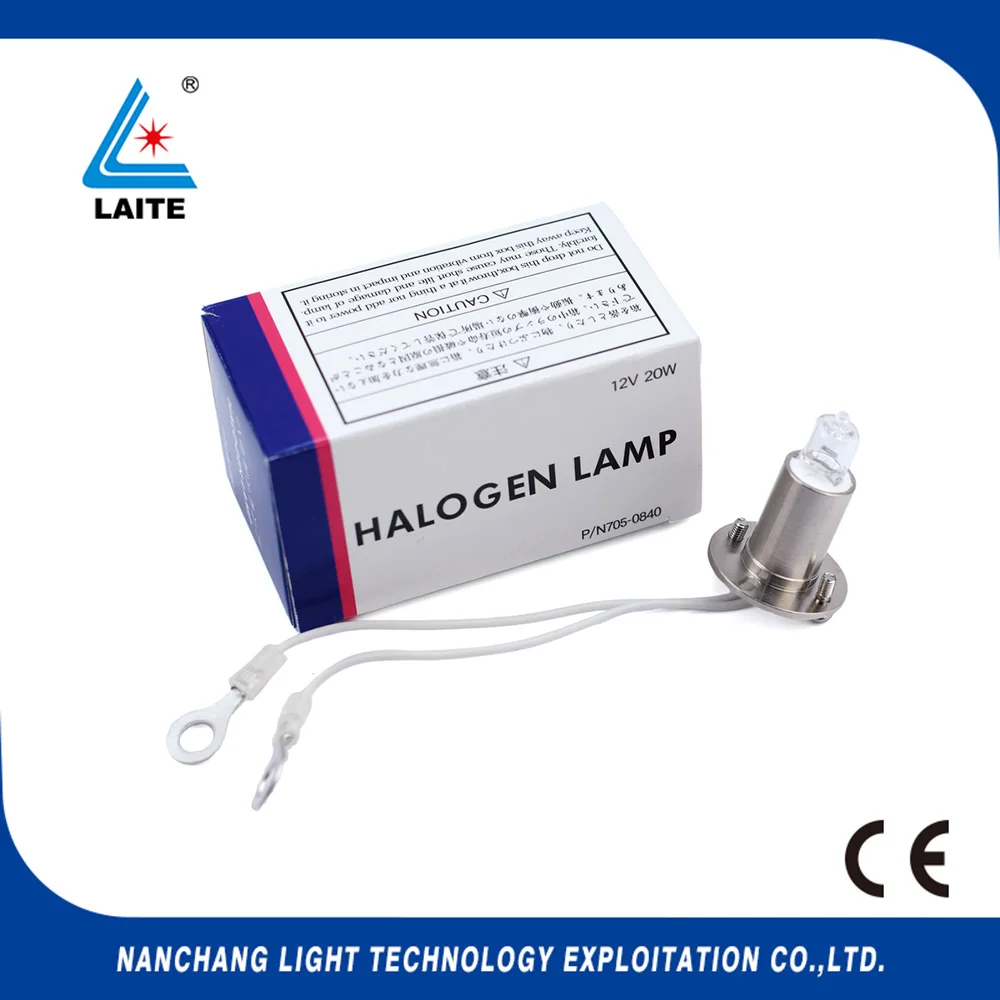 Hitachi 12V 20W галогенная лампа P/N705-0840 анализатор химии 704717737767 7020 7180 7600 Roche P800 P/N 705-0840