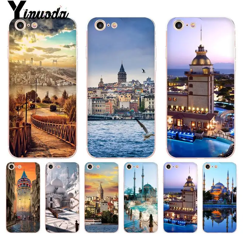 Yinuoda Турция Стамбул Sceneary здания чехол для телефона iPhone 8 7 6 6S Plus X 5 5S XS XR XR11 11pro 11