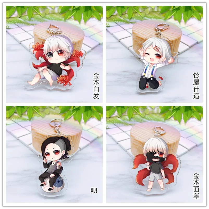 Аниме Tokyo Ghoul kaneki ken значок для косплея брелок двухсторонний модный мультяшный