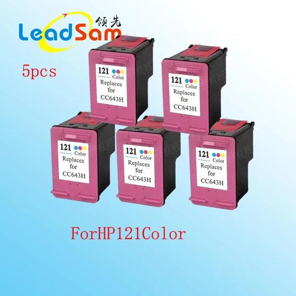 5pcs 121 Color ink cartridge for hp 121 2568 4280 4288 PS C4680 C4650