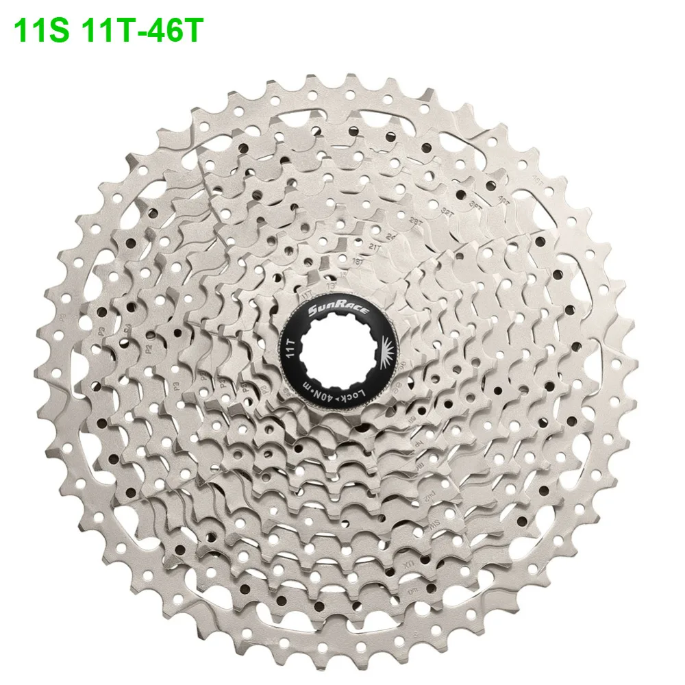 Sunracing CSMS8 EAZ 11-скоростная кассета 11 T-46 T широкого соотношения звездочки MTB Bikcycle карты Тип 11 S MTB кассеты