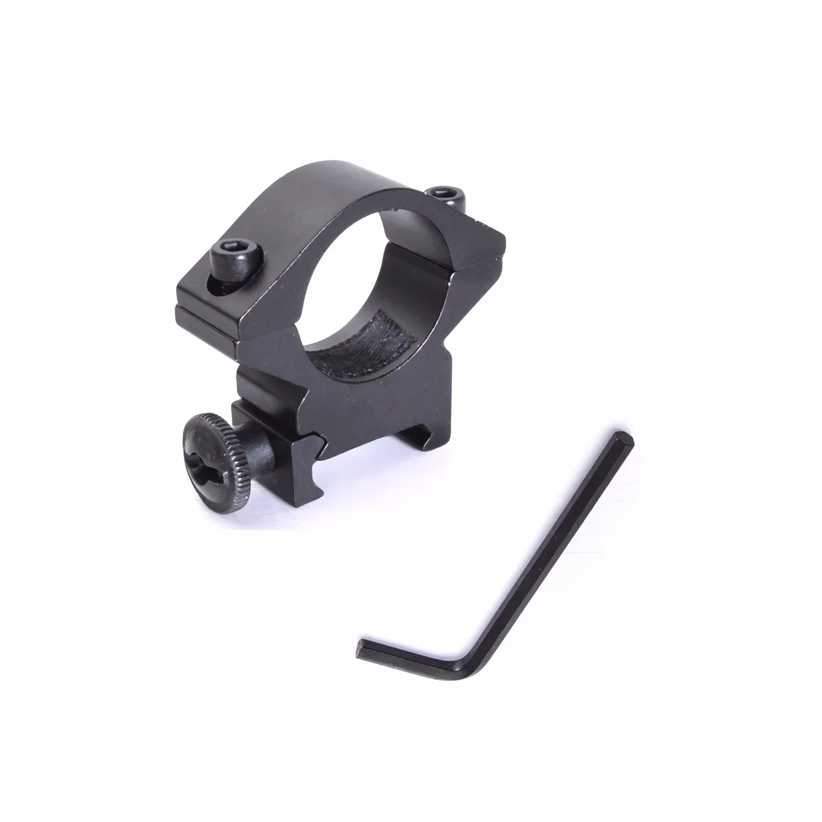 Flashlight Holder Optical Bracket 25.4mm Low Profile Scope Ring Hole
