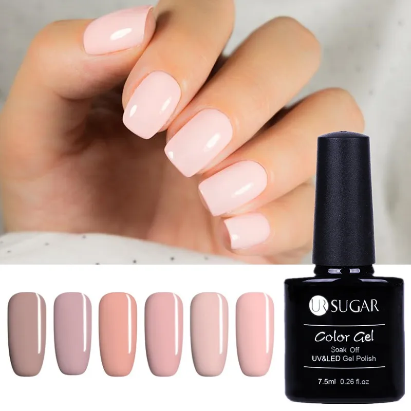 

UR SUGAR Pure Color Series Nail Gel Polish Soak Off UV Paint Gel Lacquer Semi Permanent Pure Colors Gel Varnish